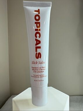 Topicals, Slick Salve Lip Balm Papaya 15 mL Tinted Hydrating Lip Balm BNIB